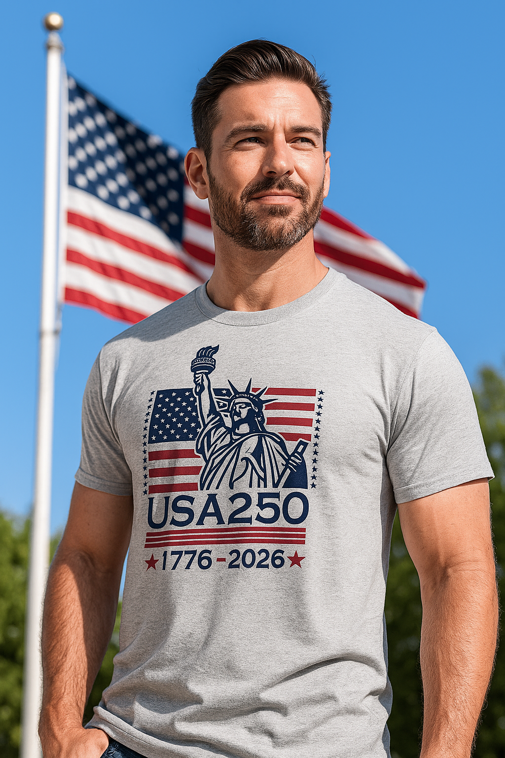 USA 250 Short Sleeved T-Shirt